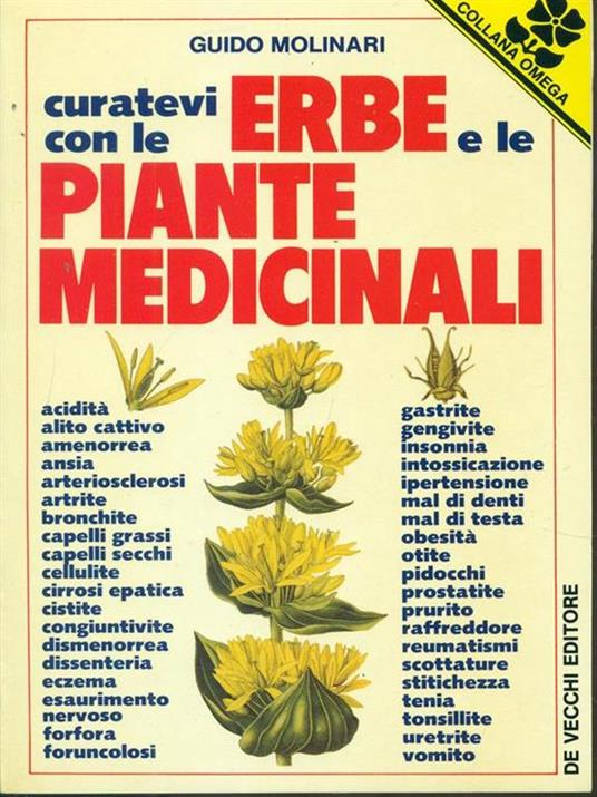 Curatevi con le erbe e le piante medicinali - Guido Molinari - copertina