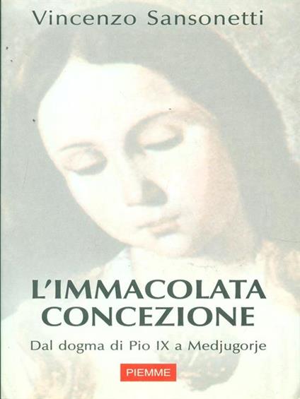 L' immacolata concezione - Vincenzo Sansonetti - copertina