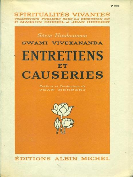 Entretiens et causeries - Swami Vivekananda - 2