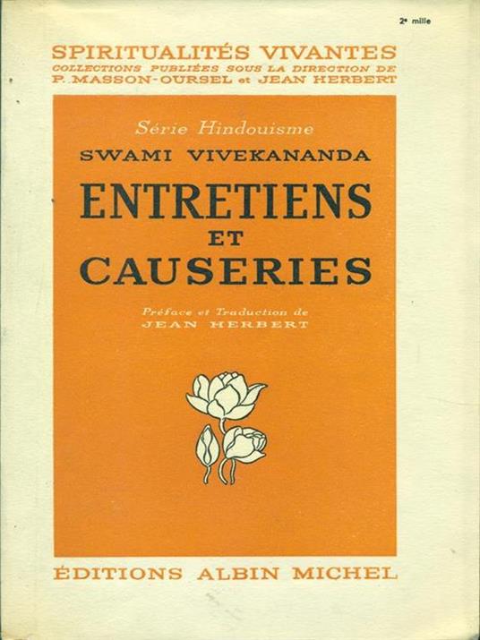 Entretiens et causeries - Swami Vivekananda - 3