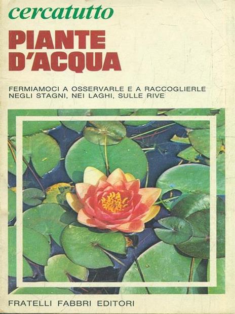 Piante d'acqua - copertina