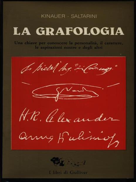 La grafologia - copertina