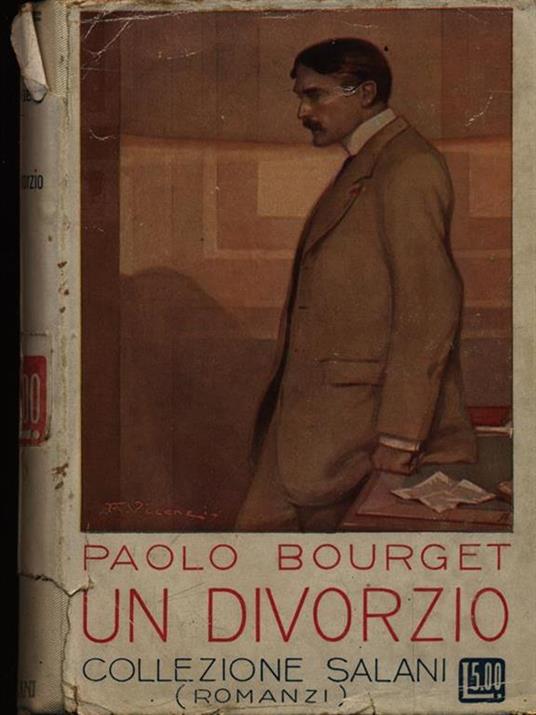Un Divorzio - Paul Bourget - copertina