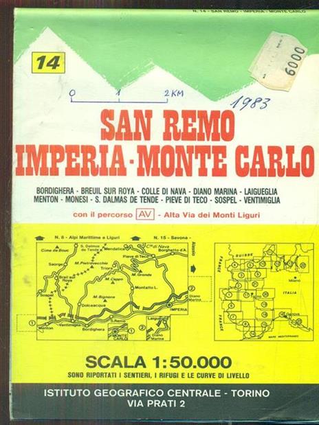 San Remo Imperia Monte Carlo - Carlo Monte - copertina