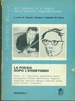 La poesia dopo l'ermetismo