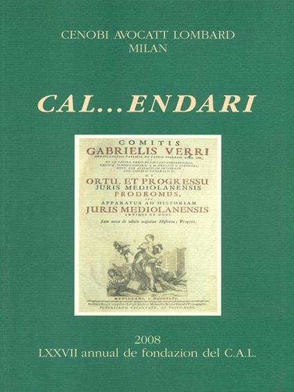 Cal...endari 2008 - copertina