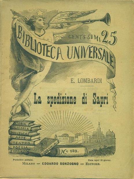 La spedizione di Sapri - Eliodoro Lombardi - copertina