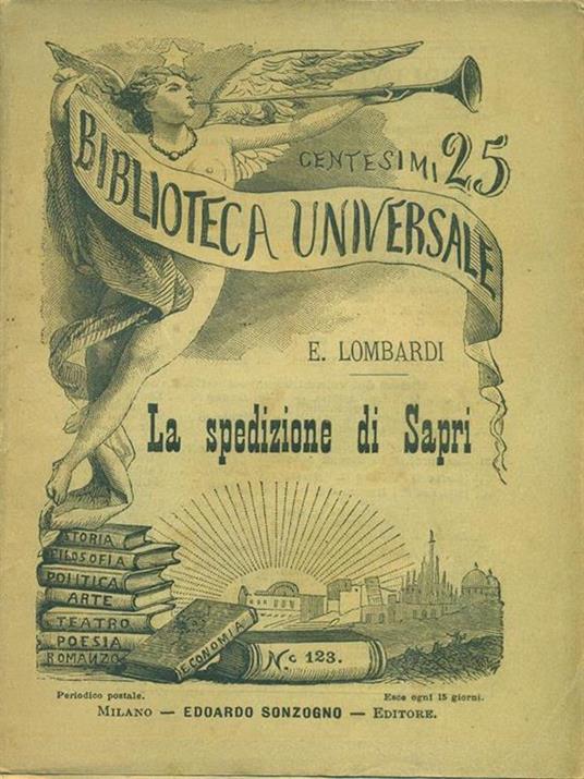 La spedizione di Sapri - Eliodoro Lombardi - copertina
