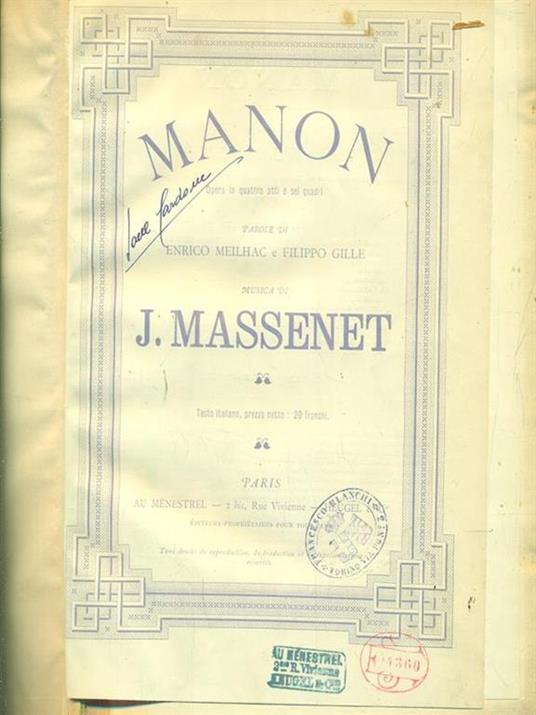 Manon - Jules Massenet - 7