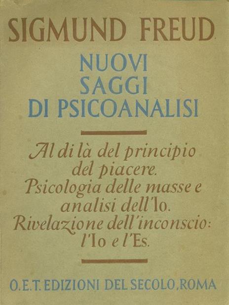 Nuovi saggi di psicoanalisi - Sigmund Freud - copertina