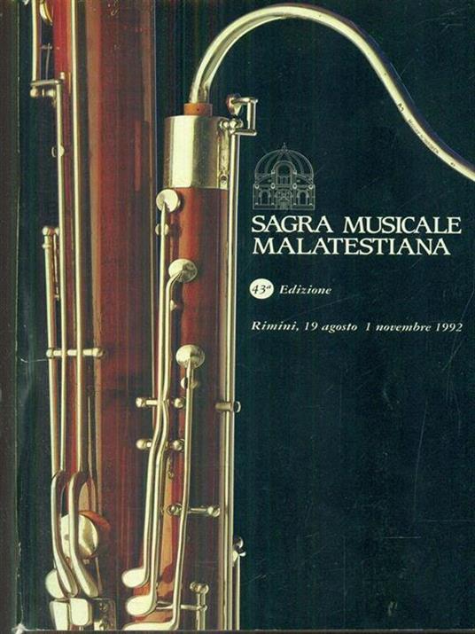 Sagra Musicale Malatestiana 1992 - copertina
