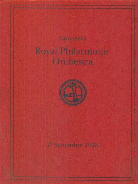 Concerto Royal Philharmonic Orchestra 1 settembre 1993 - 7