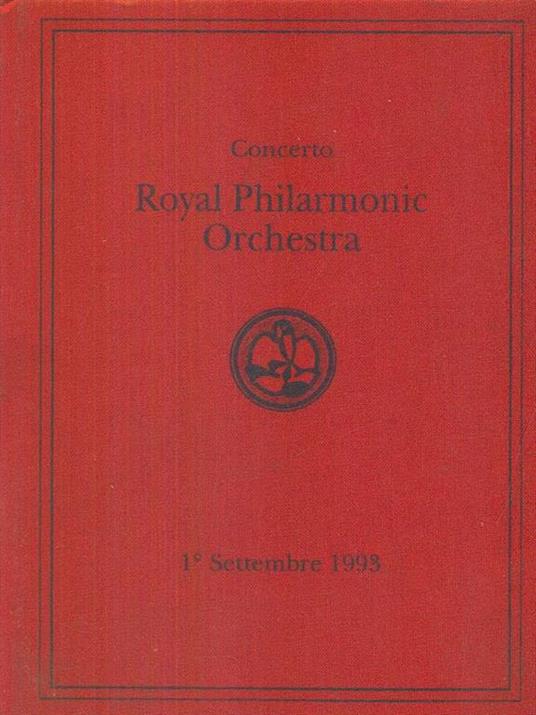 Concerto Royal Philharmonic Orchestra 1 settembre 1993 - 7