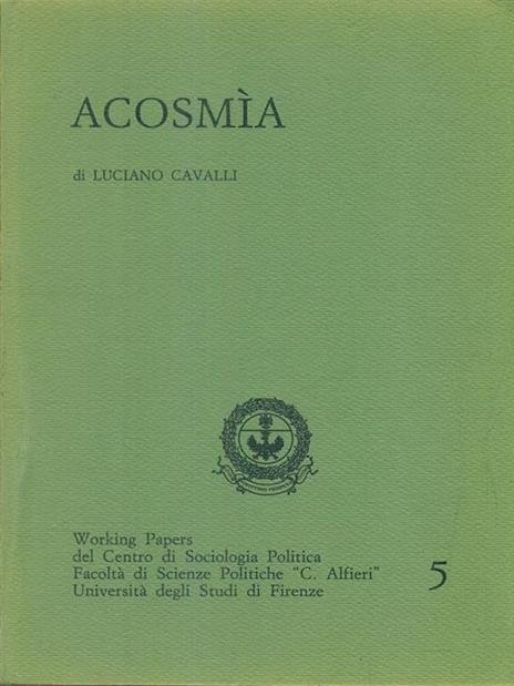 Acosmia 5 - Luciano Cavalli - copertina
