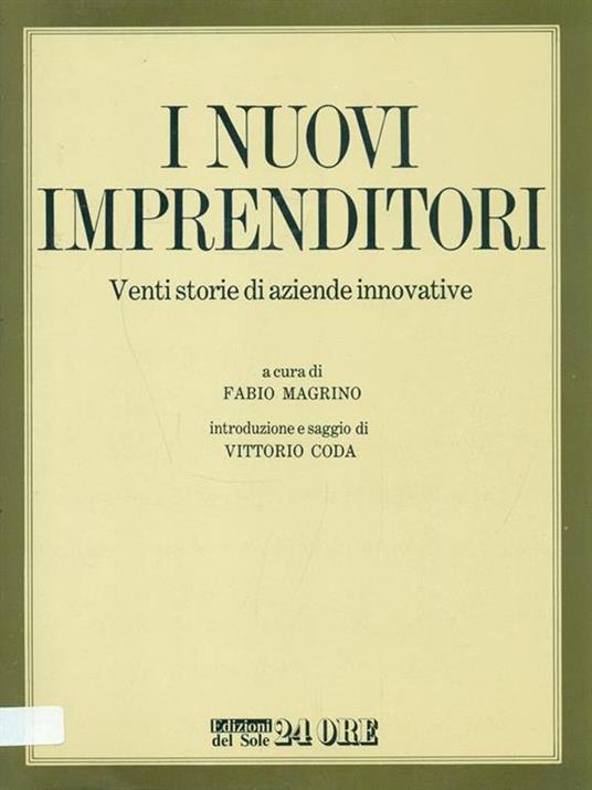 I nuovi imprenditori - copertina