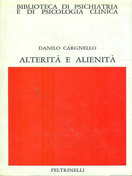 Alerità e alienità - Danilo Cargnello - copertina
