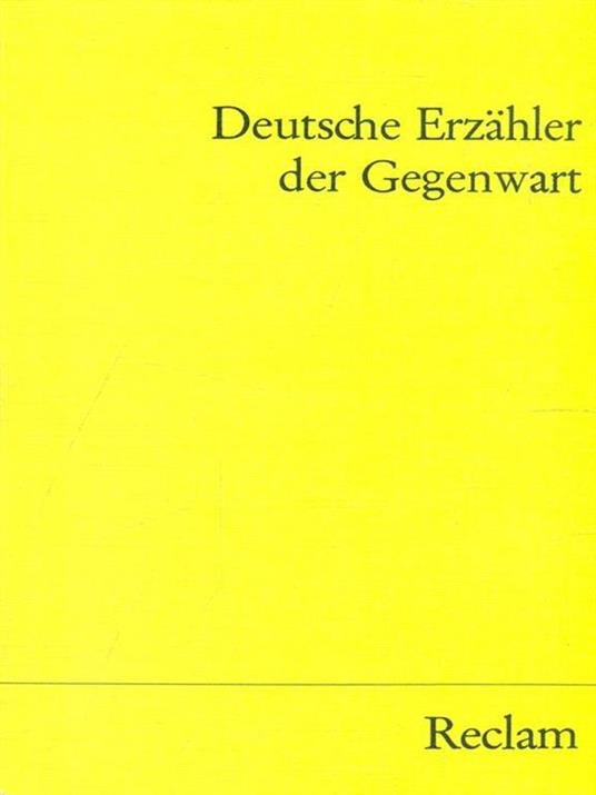 Deutsche Erzahler der Gegenwart - 2