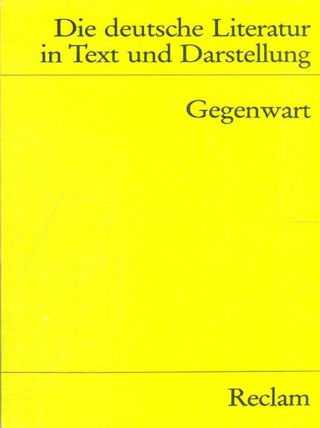 Die deutsche Literatur in Text und Darstellung - 3