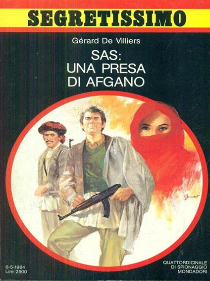 SAS Una presa di afgano - Gérard de Villiers - copertina