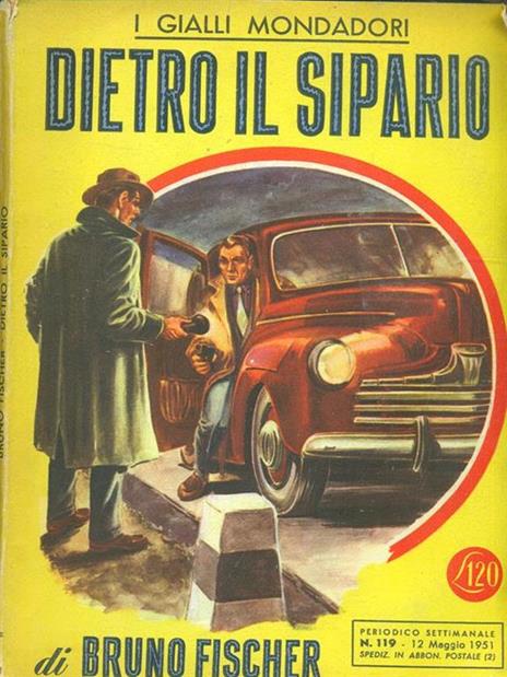 Dietro il sipario - Bruno Fischer - copertina