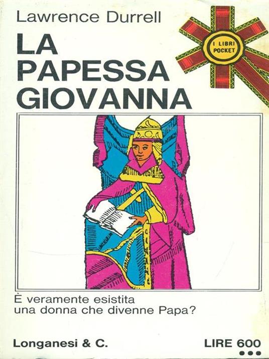 La papessa Giovanna - Lawrence Durrell - copertina