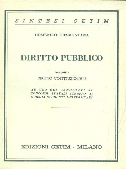 Diritto pubblico I - Domenico Tramontana - 3