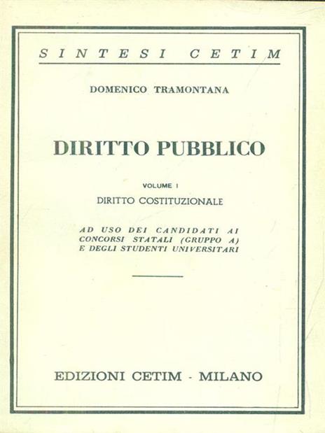 Diritto pubblico I - Domenico Tramontana - 6