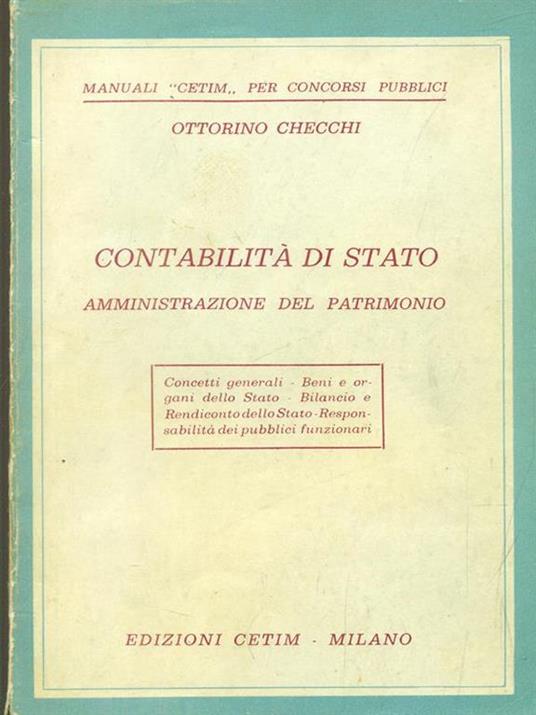 Contabilità di stato amministrazione del patrimonio - Ottorino Checchi - 3