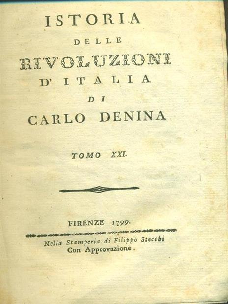 Istoria delle rivoluzioni d'Italia - Carlo Denina - 6