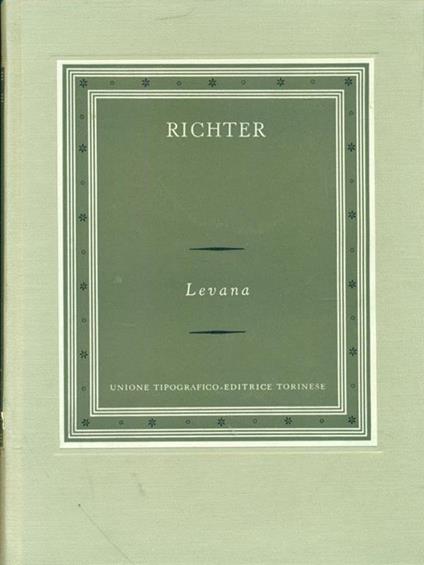 Levana - Gian Paolo F. Richter - copertina