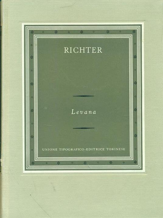 Levana - Gian Paolo F. Richter - copertina