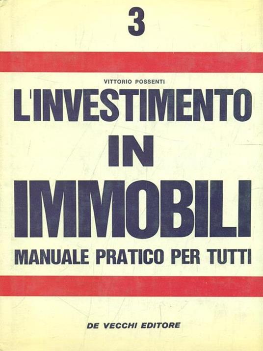 L' investimento in immobili - Vittorio Possenti - copertina