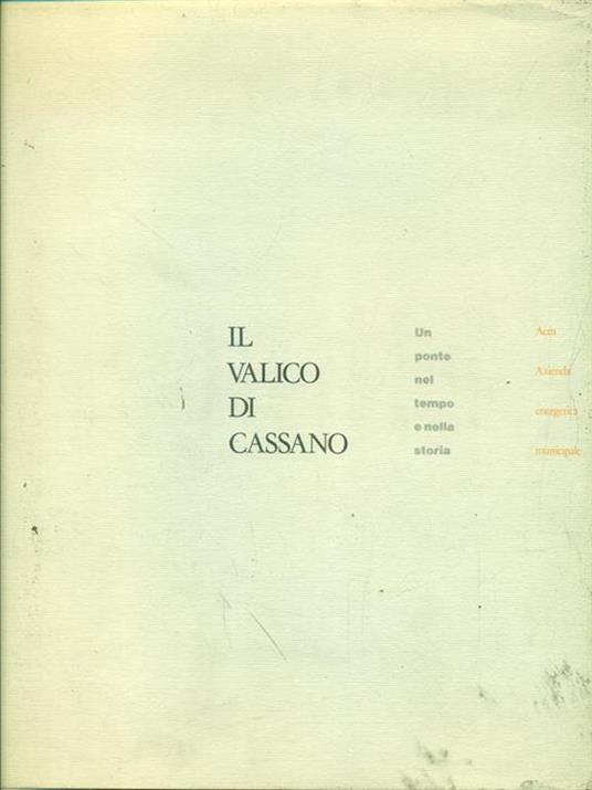 Il valico di Cassano - copertina