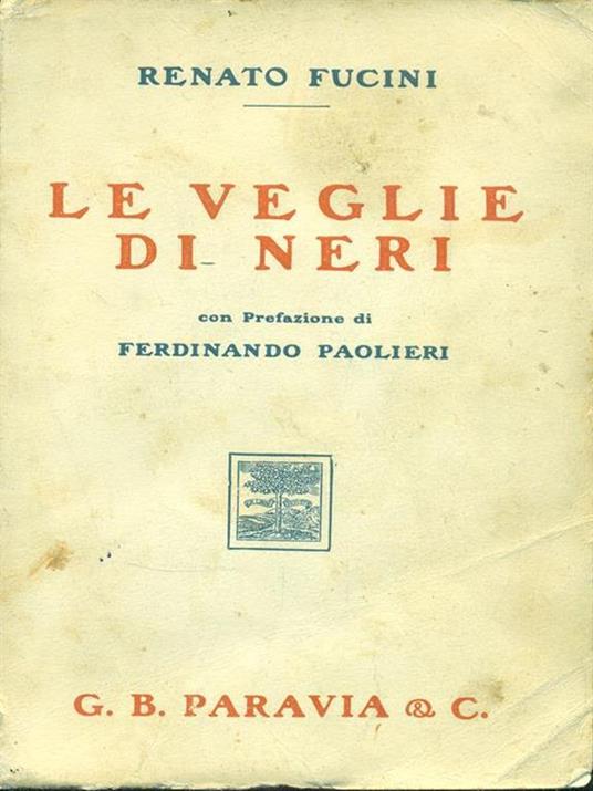 Le veglie di Neri - Renato Fucini - copertina