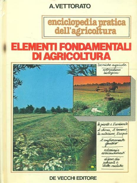 Elementi fondamentali di agricoltura 1 - A. Vettorato - 2
