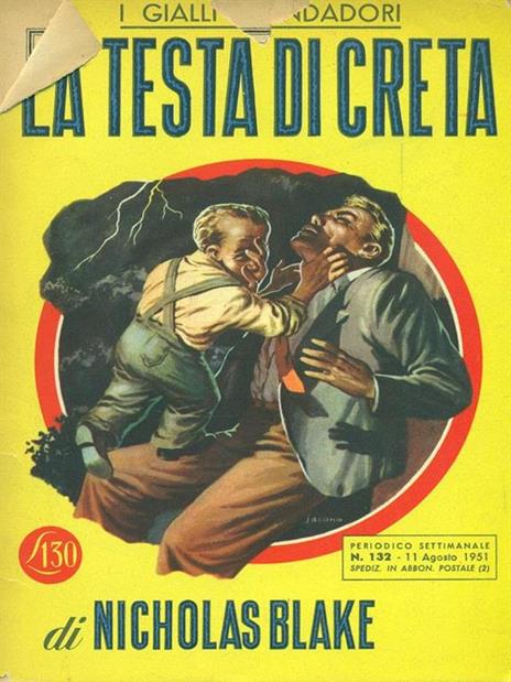 La testa di Creta - Nicholas Blake - copertina