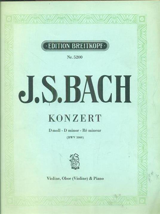 Konzert d moll - S. J. Weiner - copertina