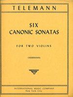 Six canonic sonatas for two violins