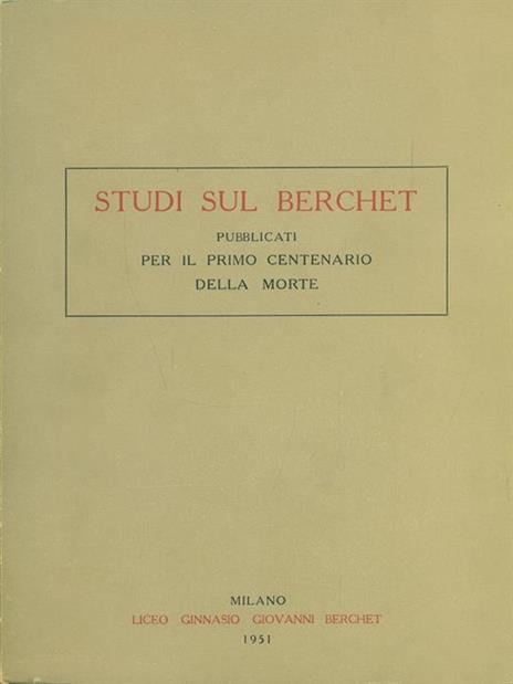 Studi sul Berchet - 5