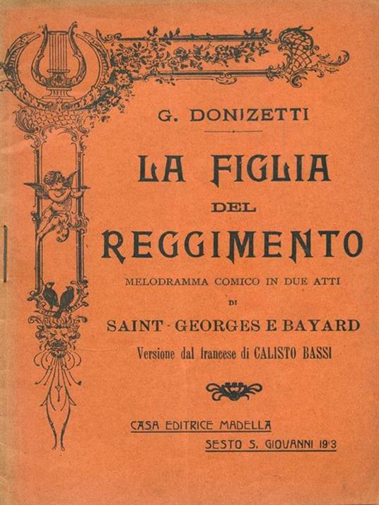 La figlia del reggimento - Gaetano Donizetti - copertina