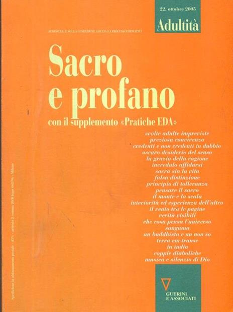 Adultità 22 / Sacro e profano - 4