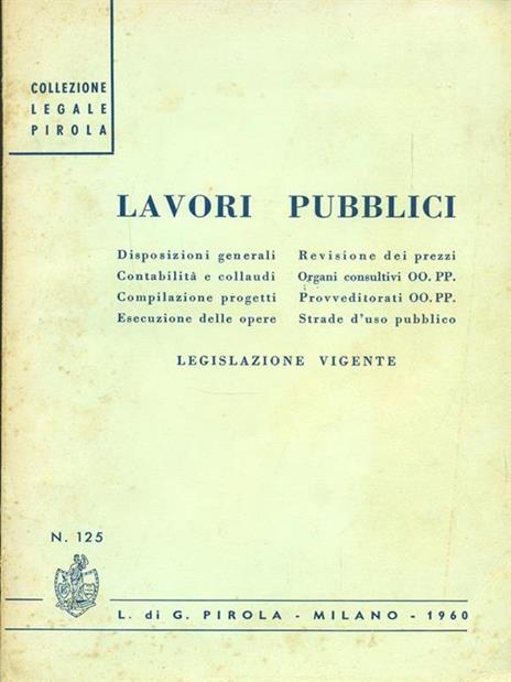 Lavori pubblici - copertina