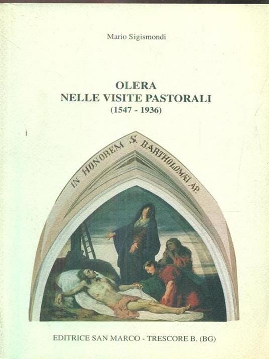 Olera nelle visite pastorali - Mario Sigismondi - copertina