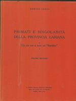 Primati e singolarità della provincia LarianaII