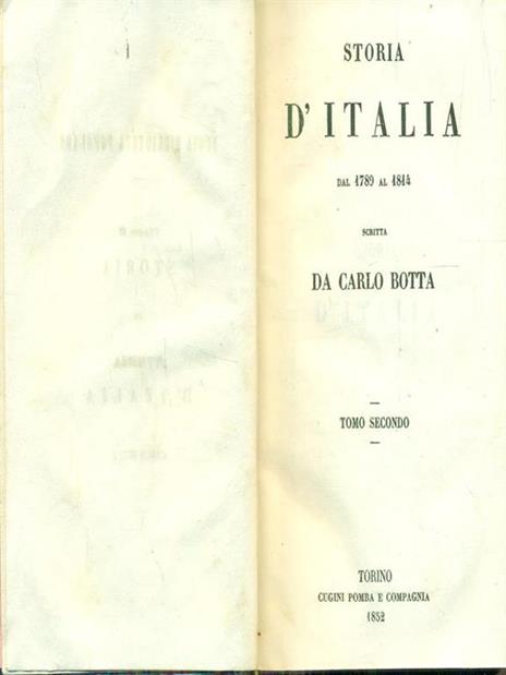 Storia d'Italia 1789-1814 / 2 - Carlo Botta - 4