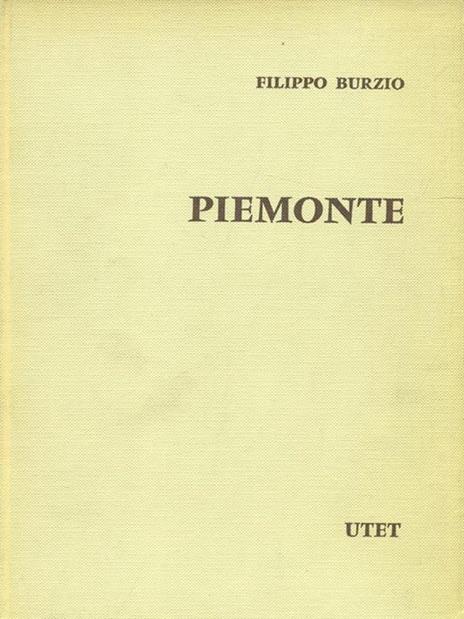 Piemonte - Filippo Burzio - copertina