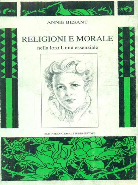 Religioni e morale - Annie Besant - copertina