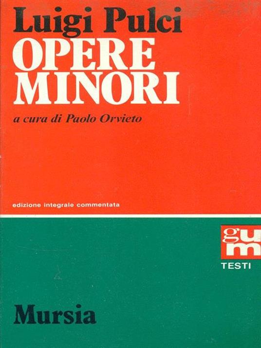 Opere minori - Luigi Pulci - 3