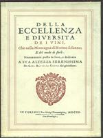 Della eccellenza e diversità dei vini - Instruttione di piantare le spargiere