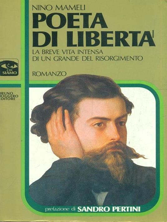 Poeta di libertà - Nino Mameli - copertina